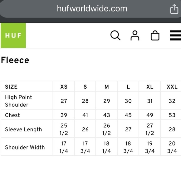 HUF Set TT Pullover Hoodie, US Size S, Unworn, New, Tags Attached - Picture 13 of 13